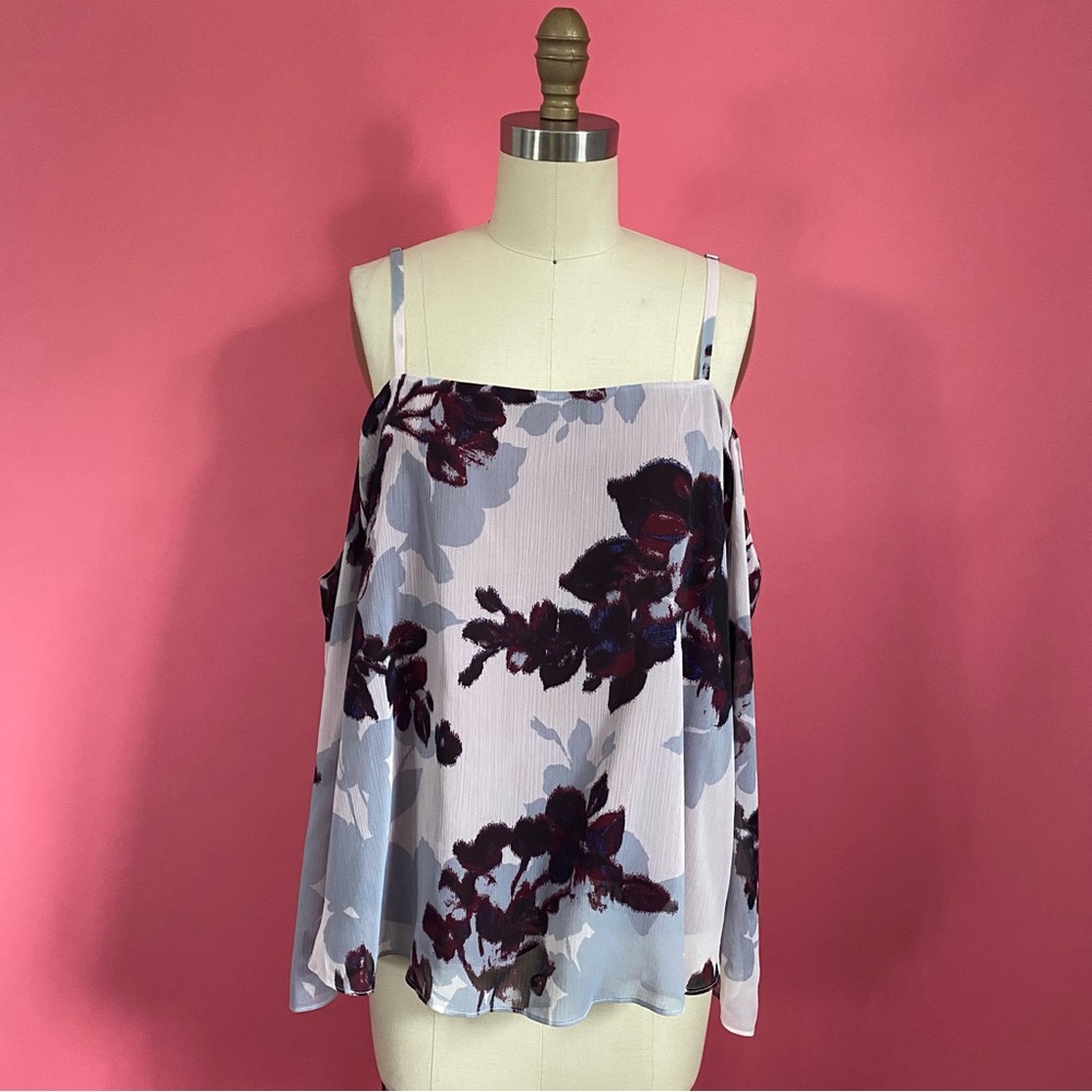🌈4/$20🌈 Beautiful Rachel Rachel Roy Off the Shoulder Delicate Floral Blouse L